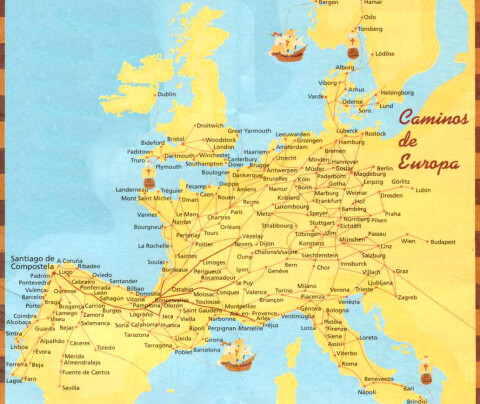 jakobsweg camino santiago europa